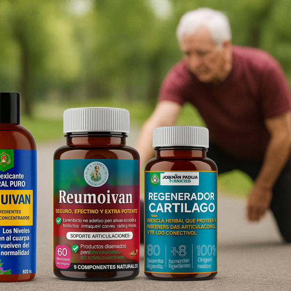 Kit Reumoivan Capsulas + Regenerador de Cartílago – Ultra Triple Acción + Tlahuivan Liquido